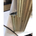 Magnetic suction seal strip for wooden door